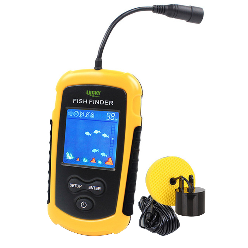 Sonar Máy Dò Cá Sonar Máy Dò Cá Màn Hình LCD Cầm Tay Sonar Máy Dò Cá