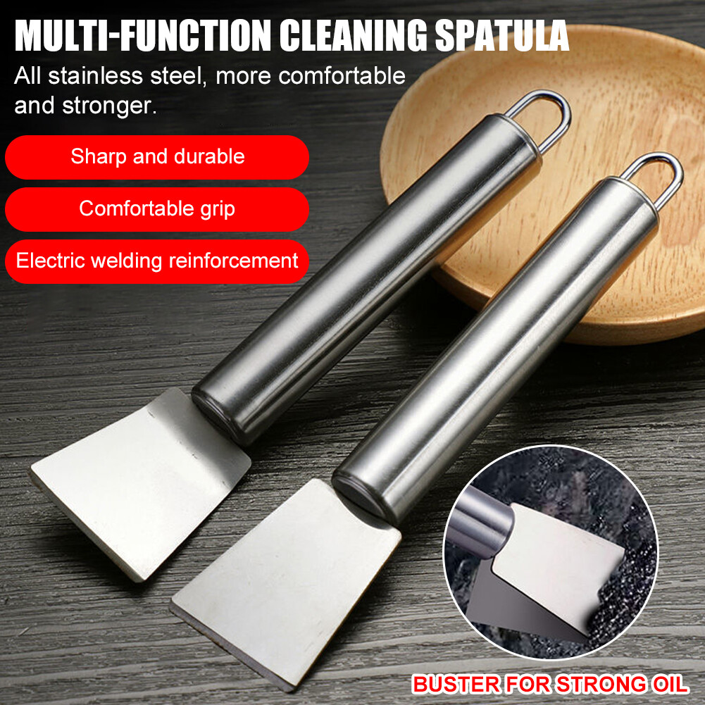 Stain Thawing Scraper Oil Remover Tool Stainless Multifunctional Steel