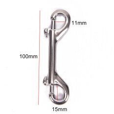 Bjgqga stainless steel scuba diving double ended hook snap bolt kit quick draw