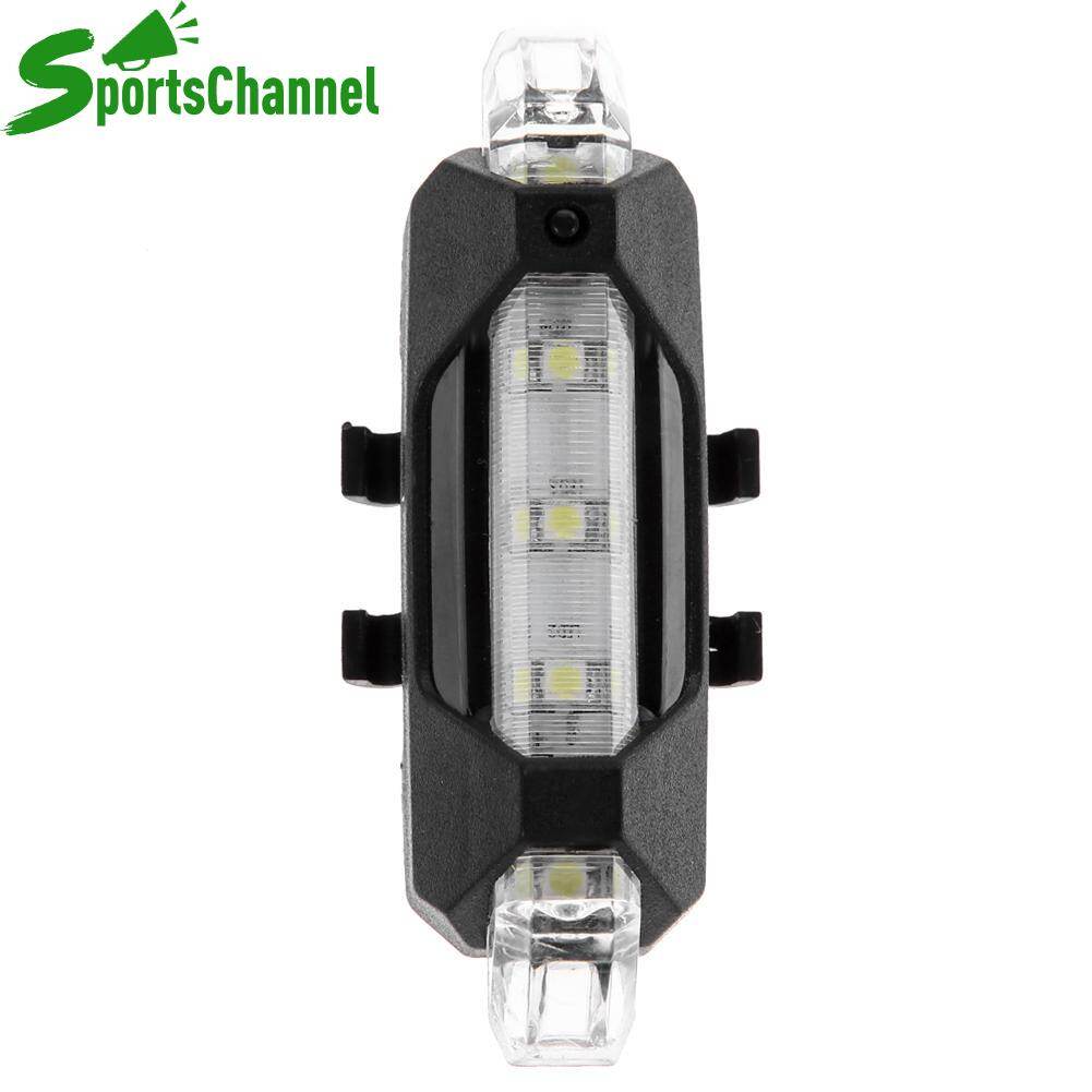 USB Rechargeable LED Bicycle Taillight Waterproof 4 Modes Bike Cycling Rear Safety Warning Lamp