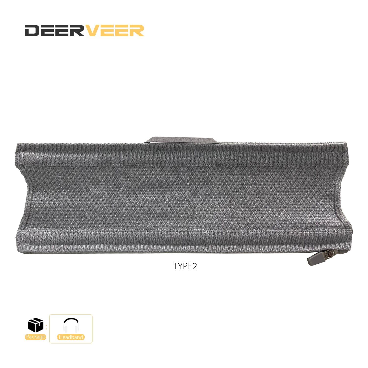 DEERVEER Headband Cover Compatible With Skullcandy Crusher Wireless Headphones Headband Weave Zipper Head Beam