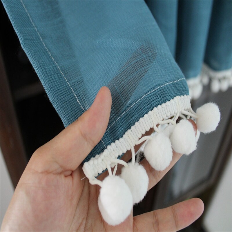 Kitchen Curtain Cabinet Curtains Dust-proof Window Screening Short Drapes