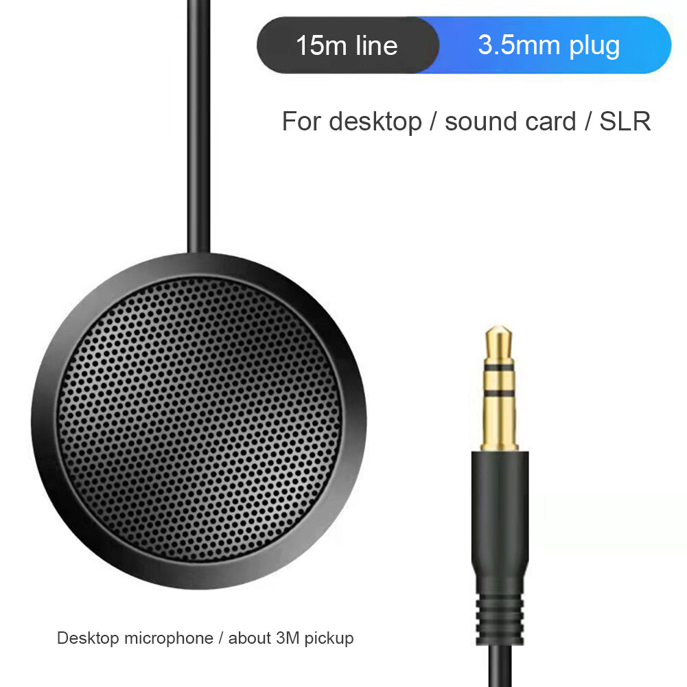 Micrô Hội Nghị USB/3.5Mm Để Bàn Micrô Điện Dung Máy Tính Thu Âm Đa Hướng 360 Cắm Và Chạy Cho Máy Tính Xách Tay PC/Card Âm Thanh/SLR