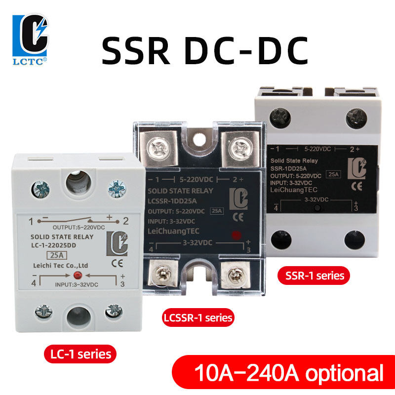 Solid State Relay Ssr 10dd 25dd 40dd 60dd 80dd 100dd 120dd 200dd 240dd