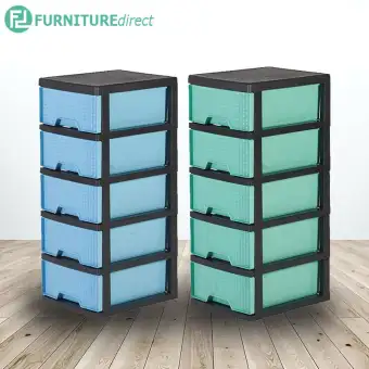 Furniture Direct 5 Drawer Plastic Storage Drawer Chest Of Drawer