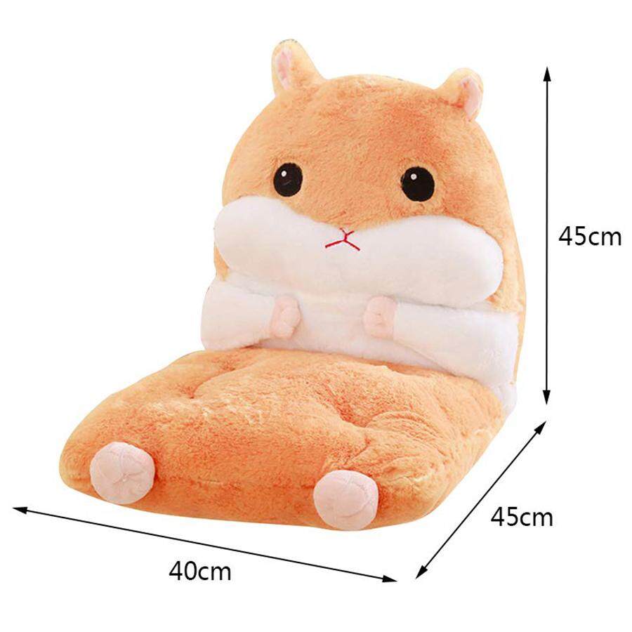 Dễ thương Hamster Đệm Lưng, có thể tháo rời 1 Lưng cho Ghế cho Nhà Phòng Ngủ Văn Phòng Xe Món Quà cho Trẻ Em và Bạn Gái