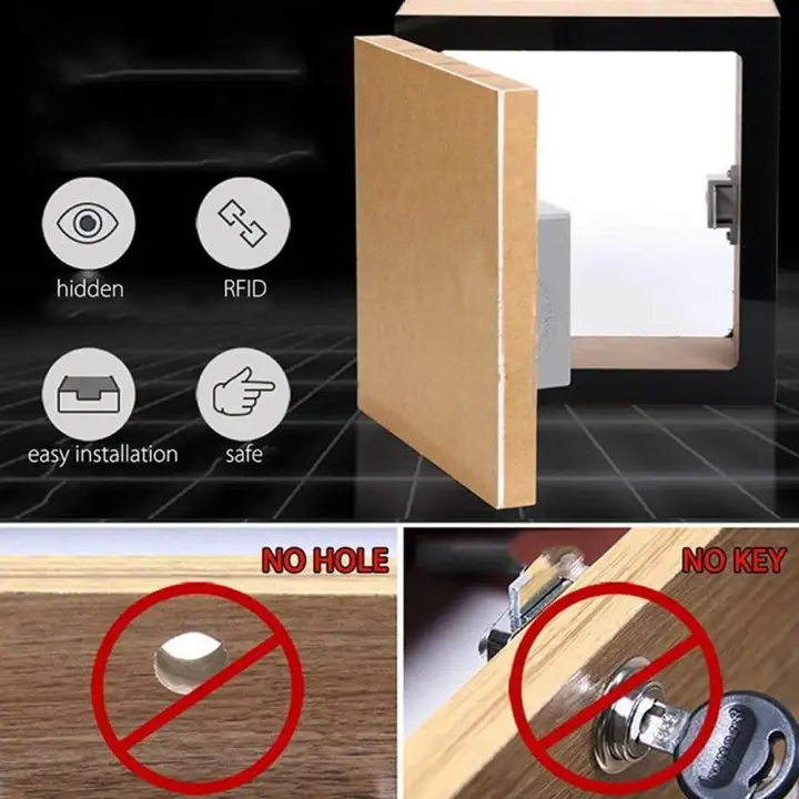 Sealavender Cabinet Locks Invisible Electronic Rfid Free Opening