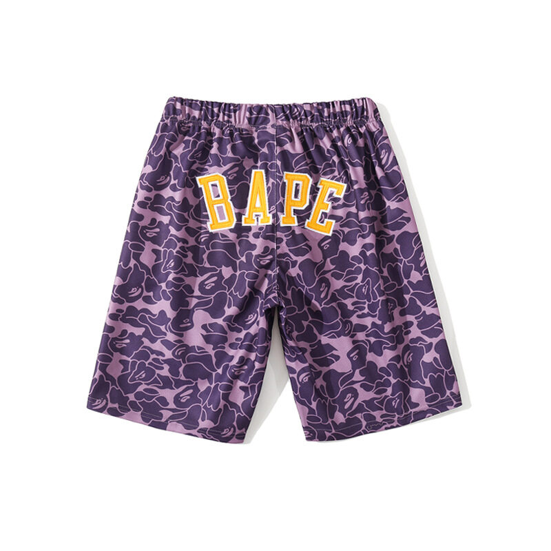 bape lakers shorts