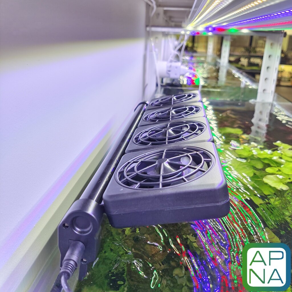 🐟 Aquarium Cooling Fan 1/2/3/4 head reduce fish planted tank ...