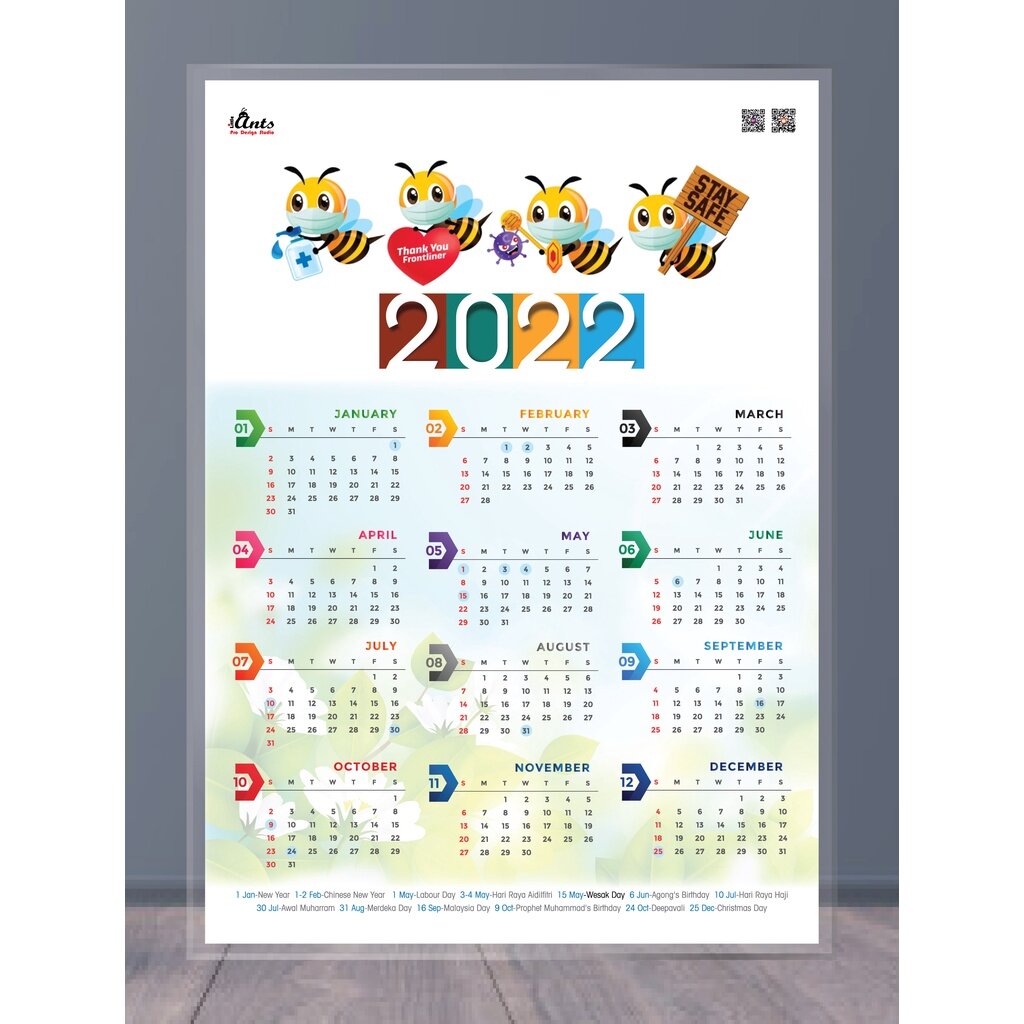 Buy Wall Kalendar online  Lazada.com.my