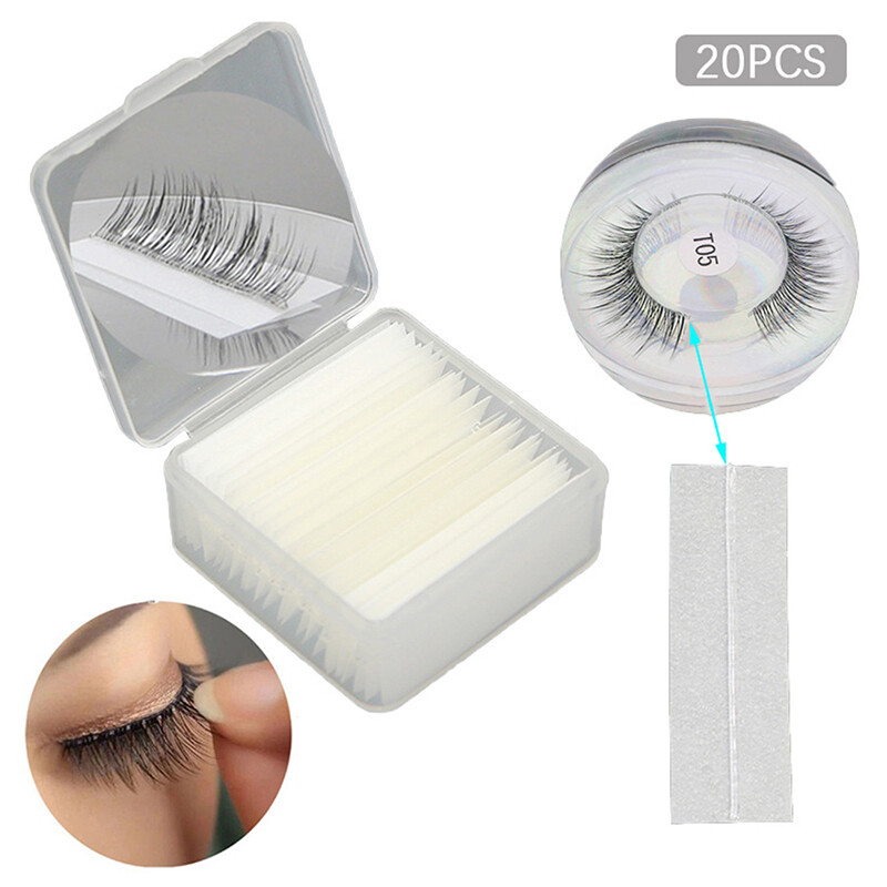 New Transparent Self-Adhesive Eyelash Strips Waterproof Sweatproof Reusable False Eyelashes Makeup Tools No Irritant Glue Strips