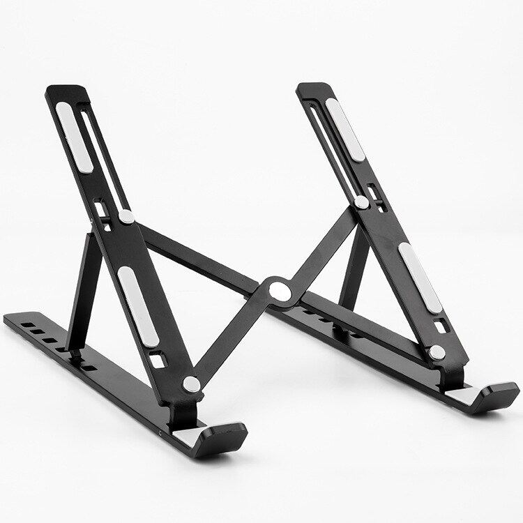MC Laptop Stand Portable Tablet Holder Folding Mount Riser Portable Computer Laptop Bracket Laptop Holder