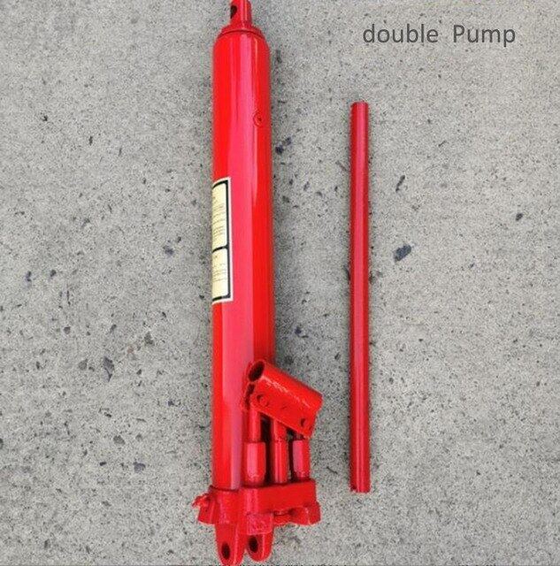1 8 Ton Hydraulic Single/Double Pump Jack Repair Tool Long Ram Manual Replacement 8T Engine