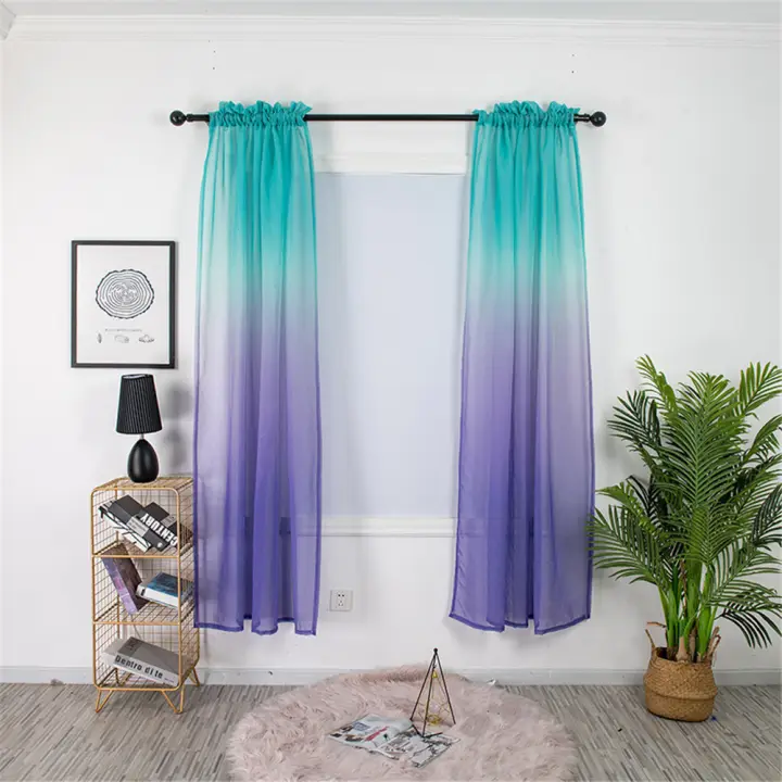 purple scarf curtains
