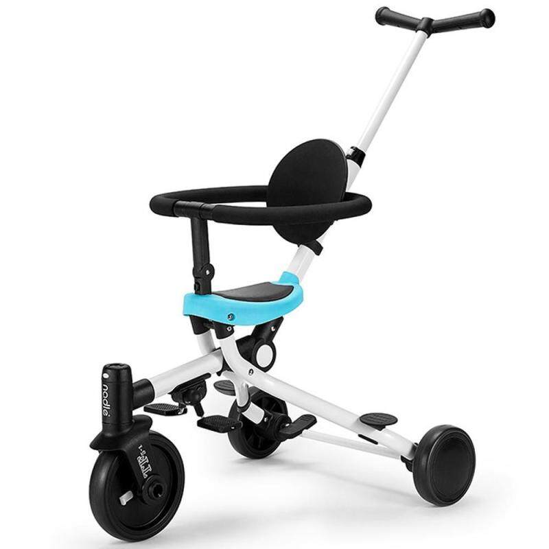 EterSummer 2 In-1 Baby Folding Tricycle Trolley Light Two-way Stroller Multi-function Childrens Balance Trolley Singapore
