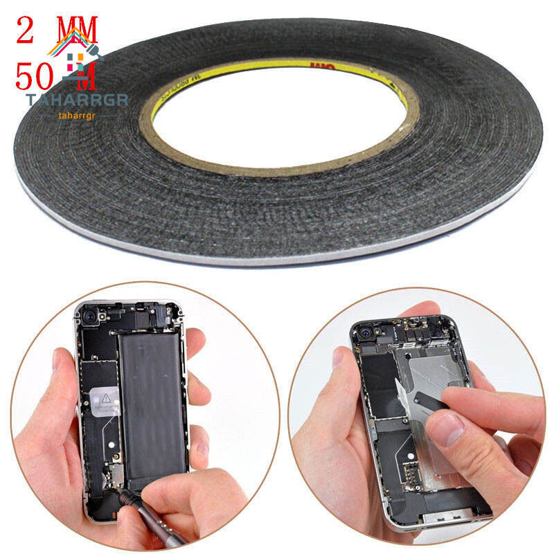 2Mm Double SidedกาวเทปSticky Rubberizedโทรศัพท์มือถือหน้าจอLCDการบำรุง