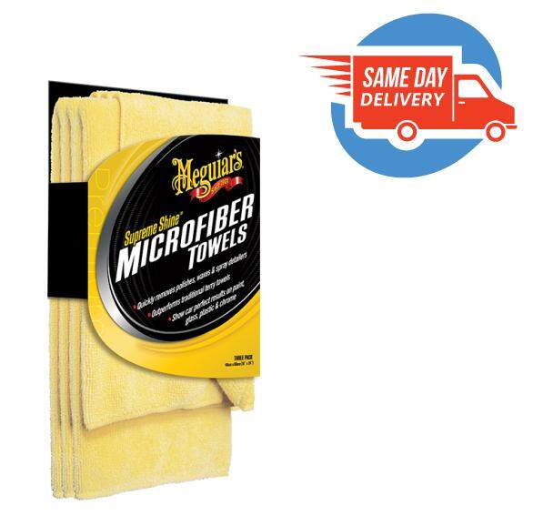 Pack of 3 Meguiars X2020 Supreme Shine Microfiber Towels