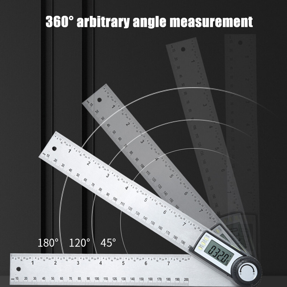 High Precision Digital Angle Finder Multi-Purpose Measuring Ruler Meters
