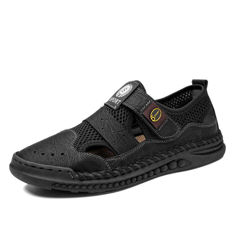Men's Leather Sandals Outdoor Sports Sandals for Men Summer Fashion Shoes Genuine Leather Casual Shoes