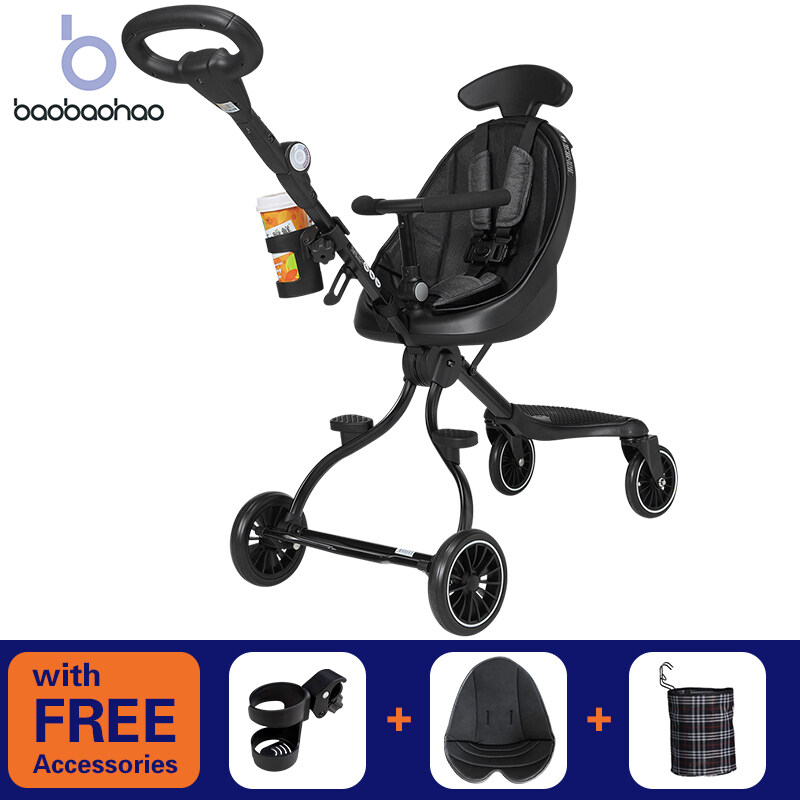 BaoBaoHao Baby Magic Stroller Compact Cabin Size Lightweight Upgraded Tricycle for Kids Travel Singapore