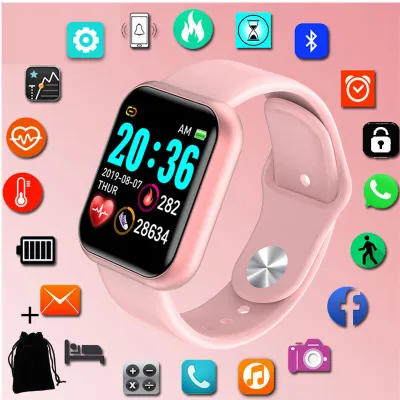 【Free Gift】Smart Watch Y68 Waterproof Bluetooth Sport SmartWatch Fitness Tracker Wristband Men Women Pedometer Smart Band Bracelet