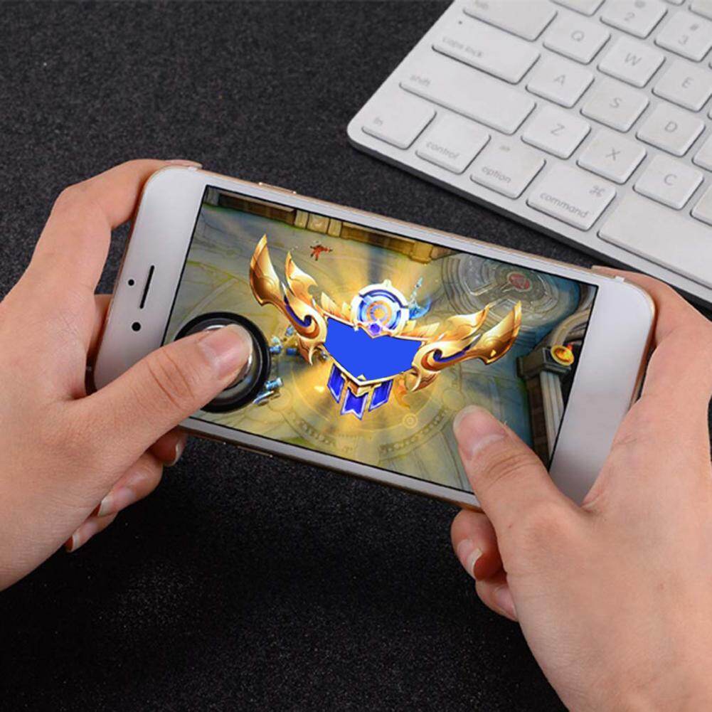 Round Game Joystick Mobile Phone Rocker For Tablet Metal Button Controller For Controller With Suction Cup Smartwatches