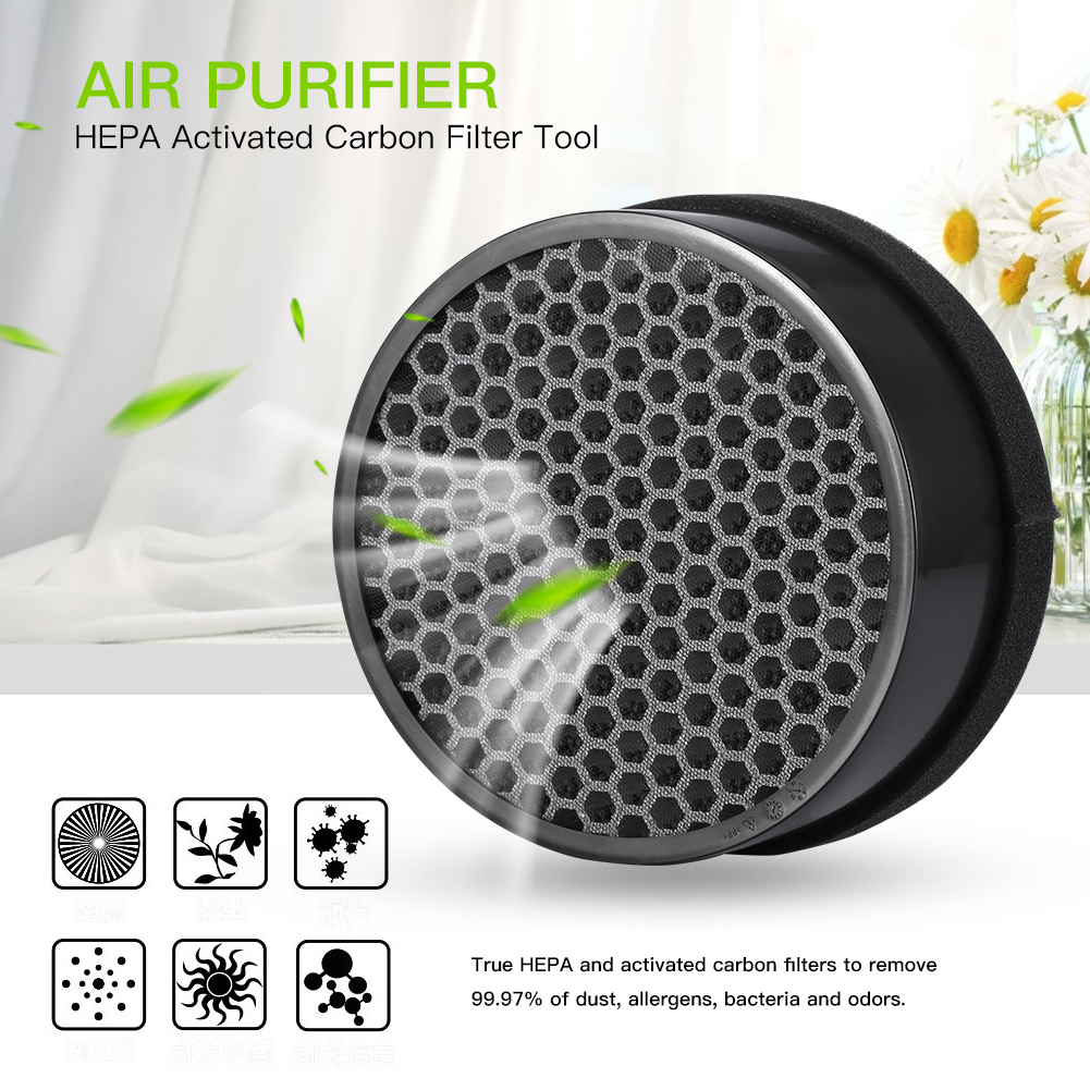 Durable HEPA Activated Carbon Filter Tool, Air Purifier, for Home Easy to Install Levoit Lv-H132 Replacement High Efficient