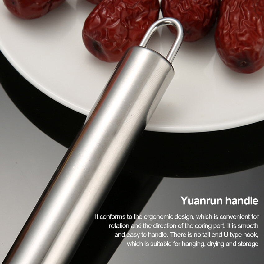 Dụng Cụ Lấy Lõi Trái Cây, Bộ 4 Dụng Cụ Lấy Lõi Và Lấy Lõi Đa Năng, Dụng Cụ Lấy Lõi Bằng Thép Không Gỉ Cho Táo, Lê, Anh Đào, Táo Tàu, Chà Là Đỏ Trở Lên Với Lưỡi Răng Cưa Sắc Bén