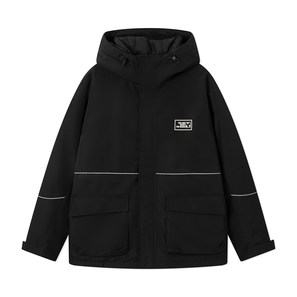 Semir Down Jacket Men Winter Outdoor Work Jacket Loose Genderless Jacket Trendy Down Jacket