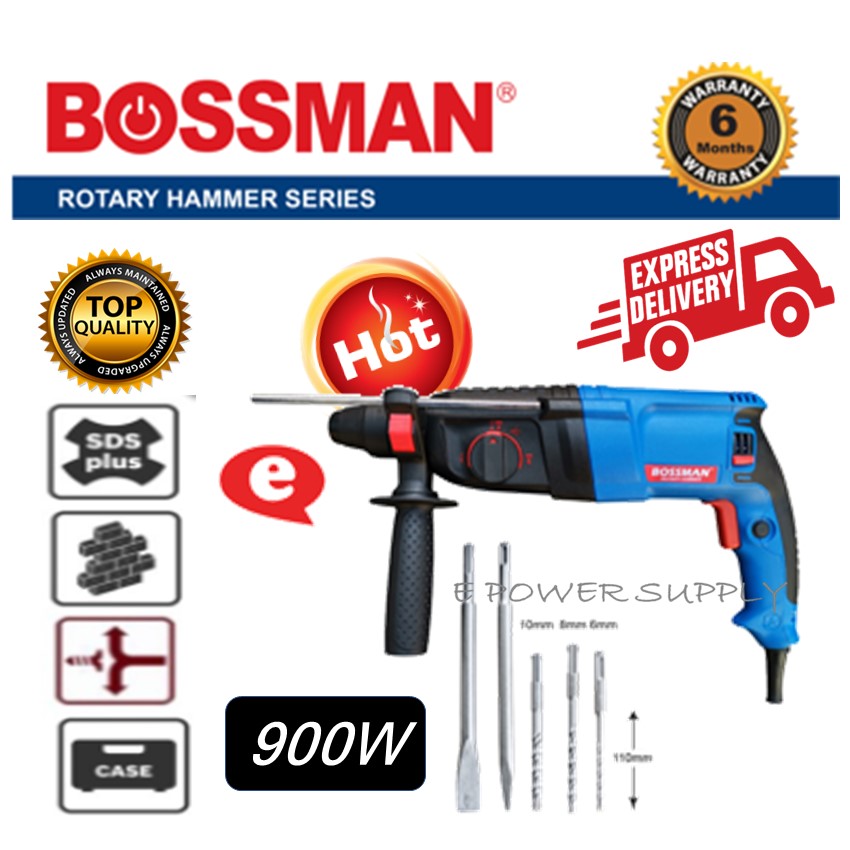 BOSSMAN Rotary Hammer Drill BGBH226 