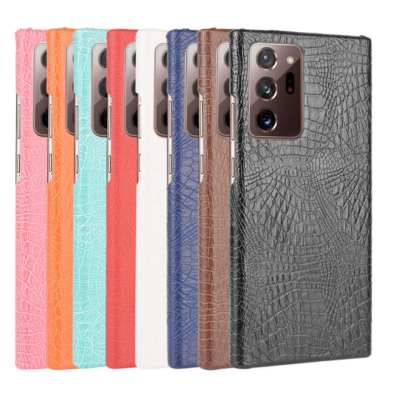 Ốp Lưng Điện Thoại Dành Cho Samsung Galaxy Note 20 / Note 20 Ultra 5G Vỏ Cứng PU + PC Họa Tiết Cá Sấu Ốp Cho Samsung Note20 Ultra 5G Ốp Lưng Bảo Vệ Chống Sốc Ốp Cho Samsung Galaxy Note 20 Ultra 5G