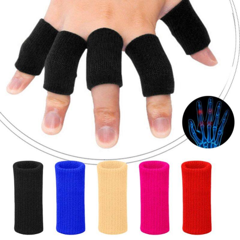 Bao Bảo Vệ Ngón Tay 10 Cái/bộ Bao Bảo Vệ Đầu Ngón Tay Có Thể Giặt Được Bao Bảo Vệ Hỗ Trợ Thể Thao Cho Bóng Chuyền Cầu Lông Bóng Rổ