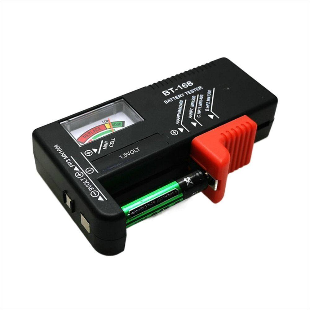 RFHFHTRE Consumer Electronics Meter Indicate Volt Tester Volt Checker for AA AAA Button Cell Battery Capacity Tester Digital Battery Tester Battery Tester BT168 Battery Tester