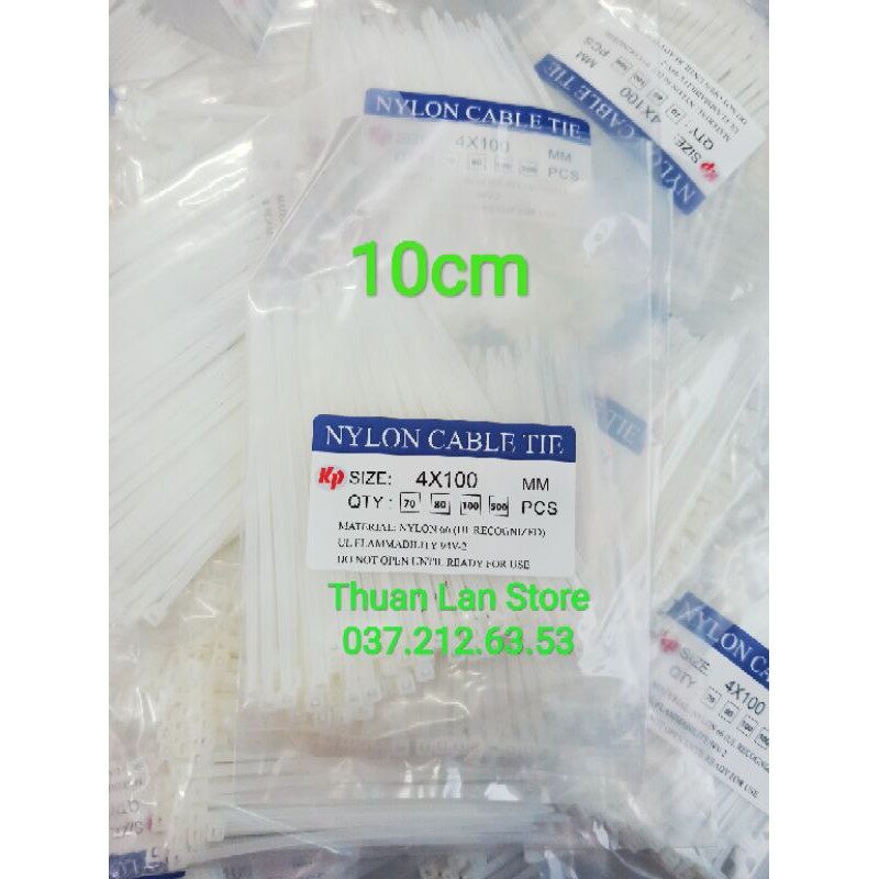 Túi 100c dây rút nhựa dài 10cm