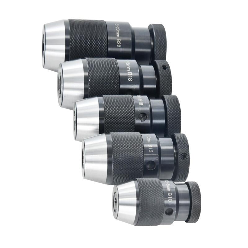 B10 b12 b16 b18 b22 chuck collet self tighten keyless drill chuck for drilling machine taper drill chuck for power