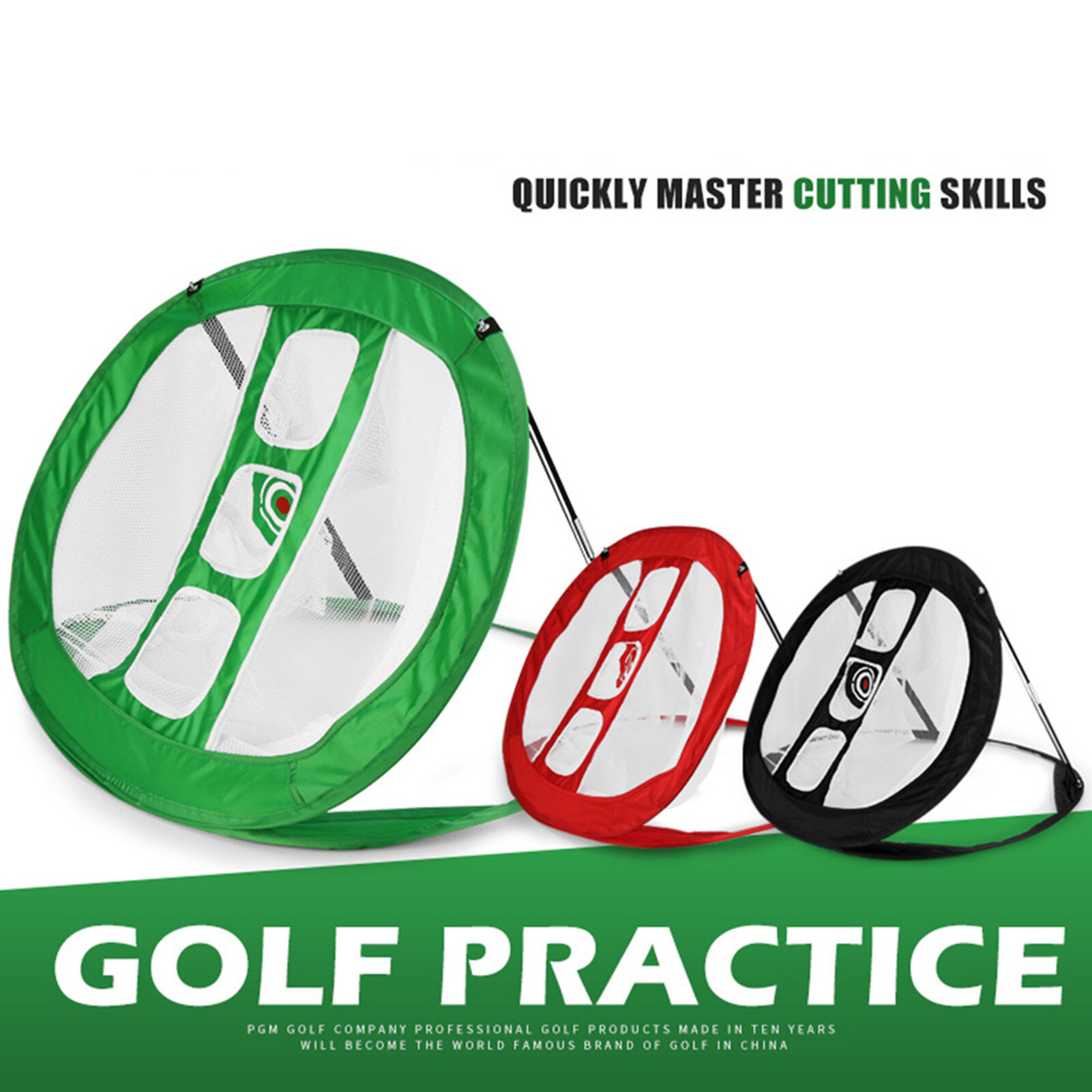 Honrane（Ready Stock） Foldable Golf Practice Cutting Net Waterproof Pitching Cage Mat Training Aid