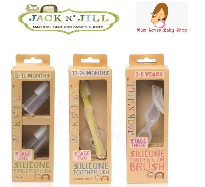 jack and jill silicone finger brush