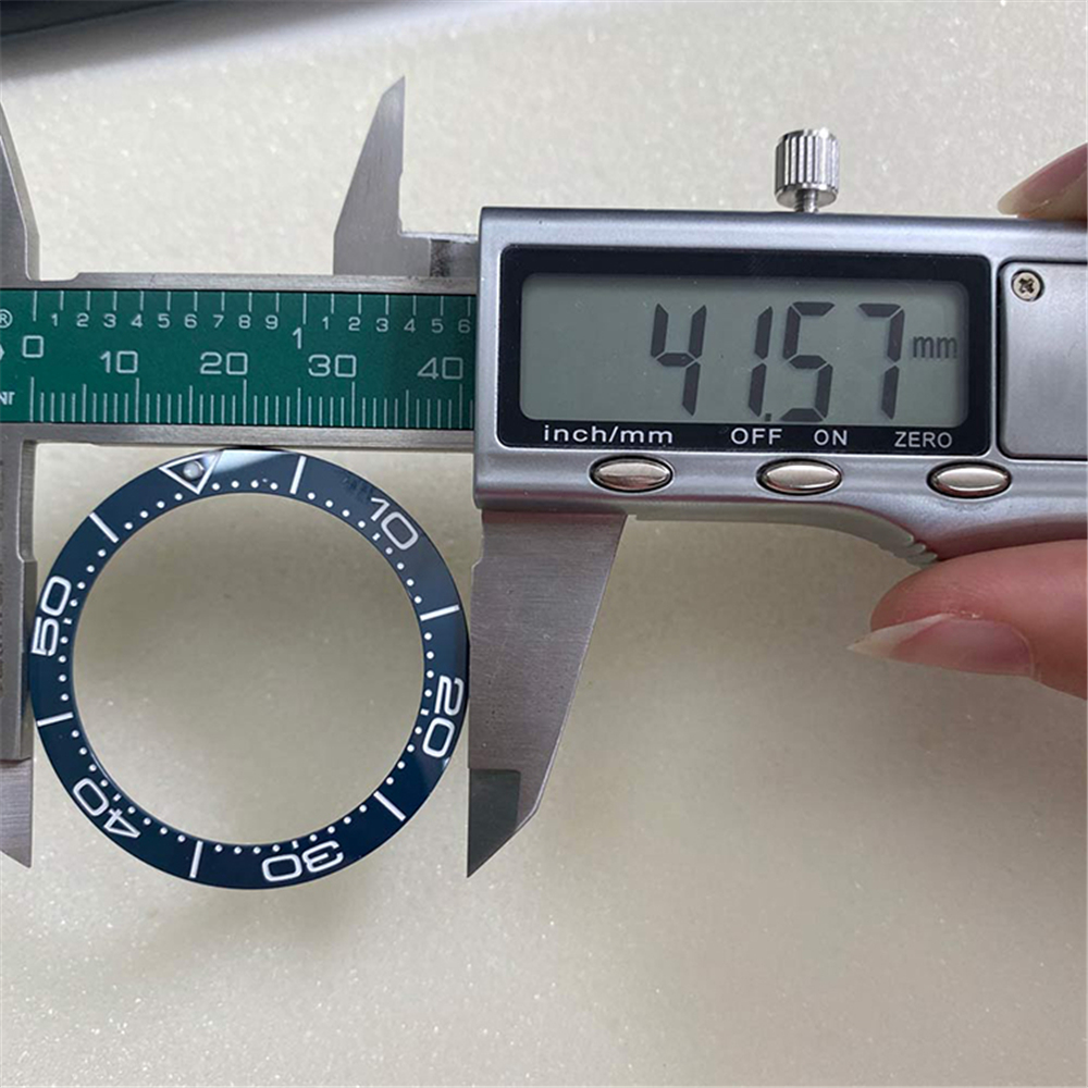 Viền Đồng Hồ Gốm Cho Phụ Kiện Đồng Hồ Omega Seamaster Chèn Vòng Đường Kính Trong 32.9MM Vòng Đồng Hồ