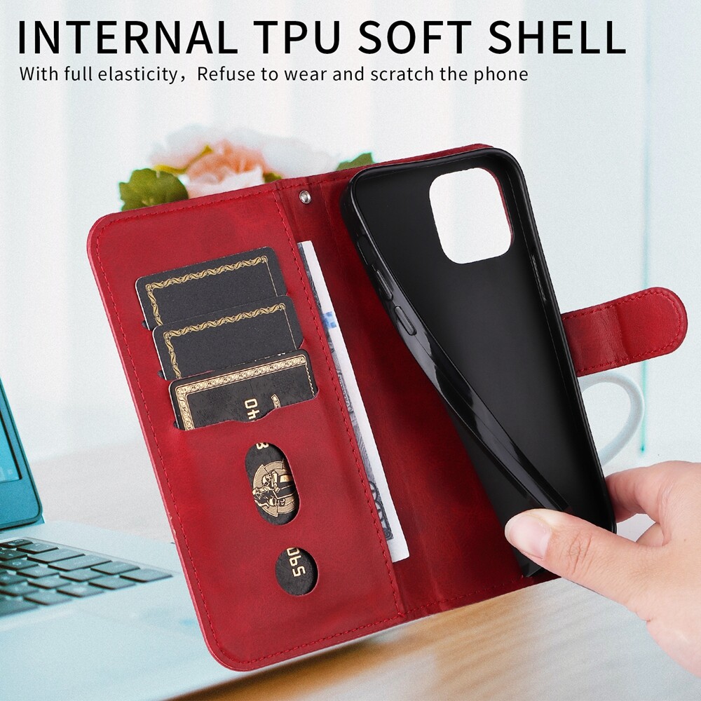 For Samsung Galaxy Note 20 / Note 20 Ultra / Note 10 / Note 10 Plus / Note 9 / Note 8 Phone Case Magnetic Leather Wallet Soft TPU Card Slot Flip Cover Casing