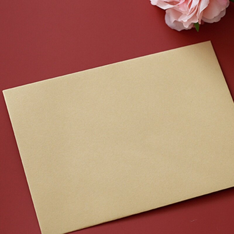 Creative Retro Solid Color Envelope Simple DIY Envelope