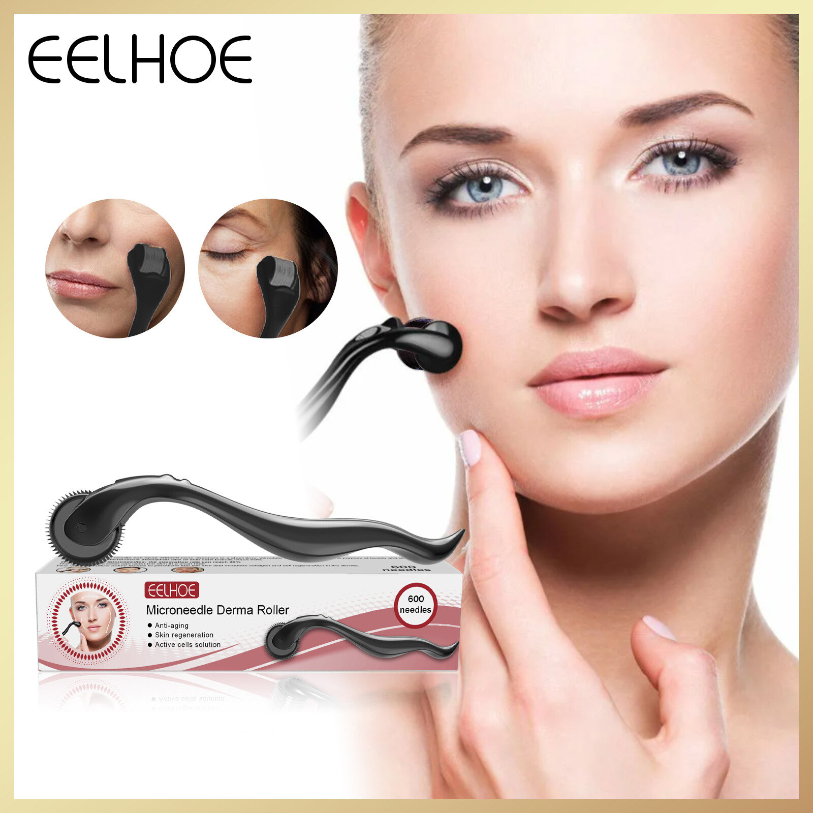 Eelhoe Microneedle Derma Roller Derma Roller Pure Microneedling Length