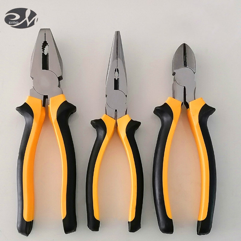 ERMO 🔧Kìm Đủ Kích Cỡ 6'' 8'' Cắt Nhọn Bằng rẻ vô đốCông cụ phần cứng 8 inch Vise nhọn Kìm nhọn xiên kìm đa chức năng dây Clipper tám 6 inch Dây kìmrẻ vô đố