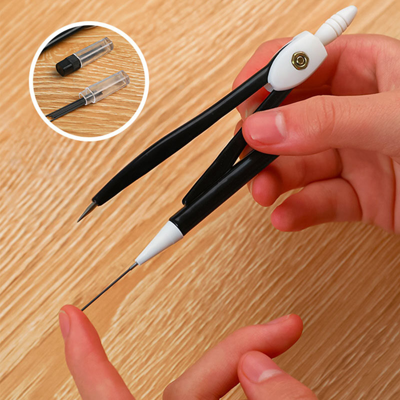 Bộ Compa Đơn Giản Dụng Cụ Vẽ Compa Kim Loại Cho Học Sinh