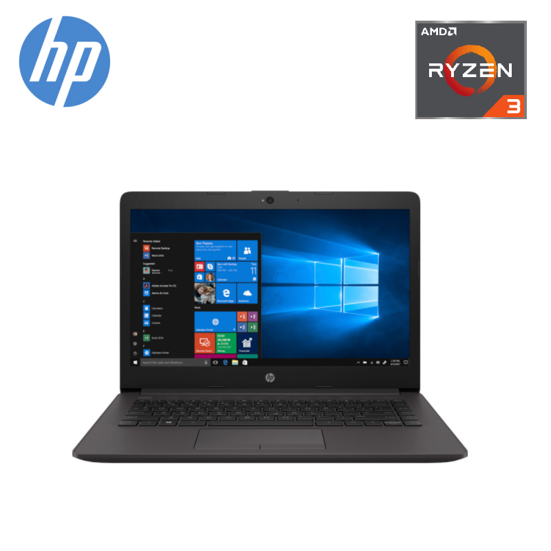 HP LAPTOP 245 G7 2X8Z4PA 14 Laptop Black (Ryzen 3-3300U, 8GB, 256GB SSD, AMD, W10) Malaysia