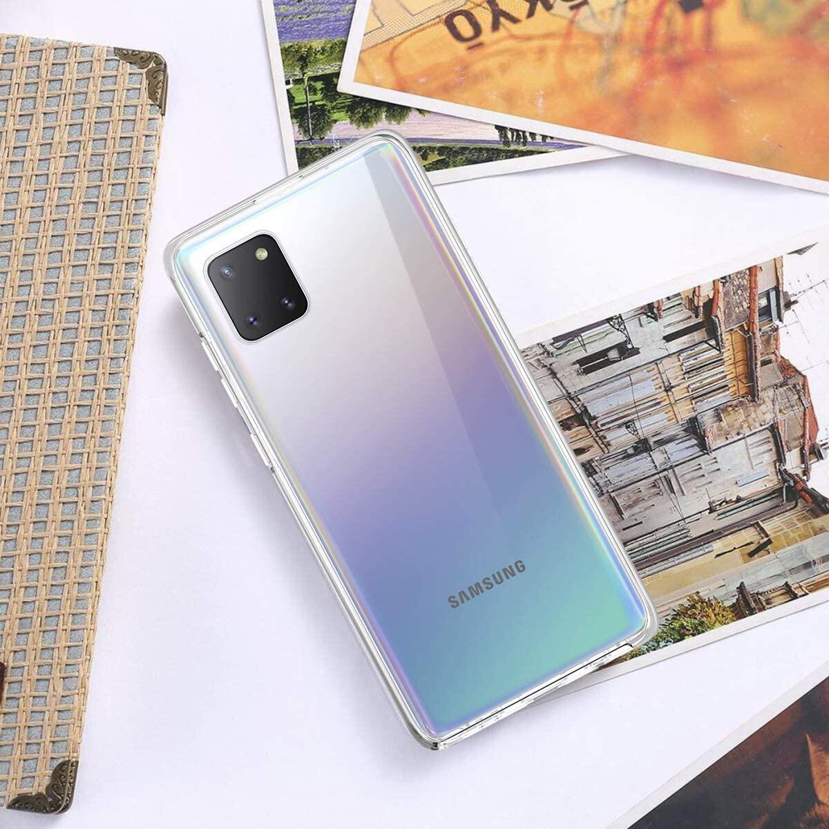 Ốp Cho Samsung Galaxy Note 10 Lite 360 Độ [Pha Lê Trong Suốt] Ốp Trong Suốt Toàn Thân Trước Và Sau Ốp Bảo Vệ Màn Hình Bằng Silicon Và Nhựa Siêu Mỏng Ốp Bảo Vệ SM-N770F Cho Samsung Note 10 Lite