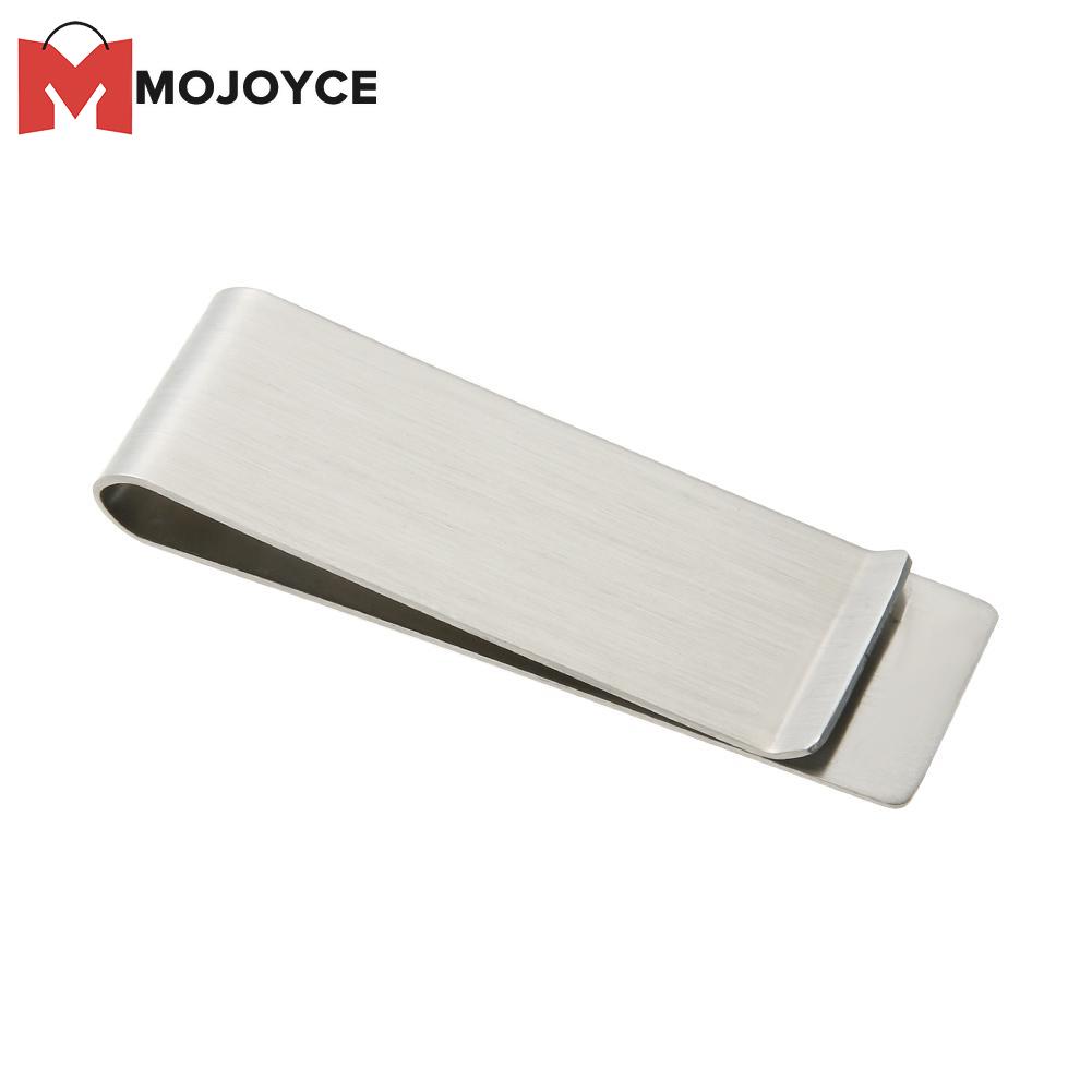 MOJOYCE Metal Stainless Steel Money Cash Clip Folder Collar Clip Card Pocket Holder