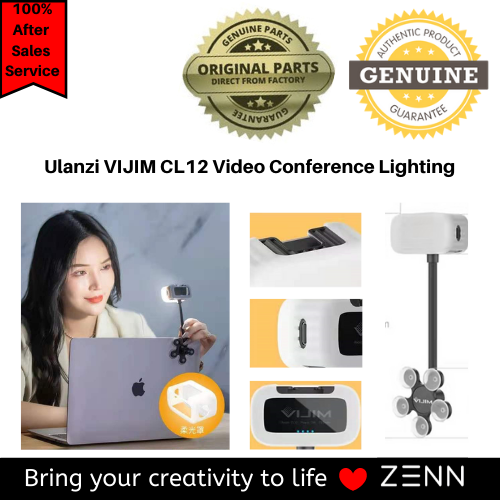 Ulanzi Vijim CL04 Video Conference Lighting Kit Lazada