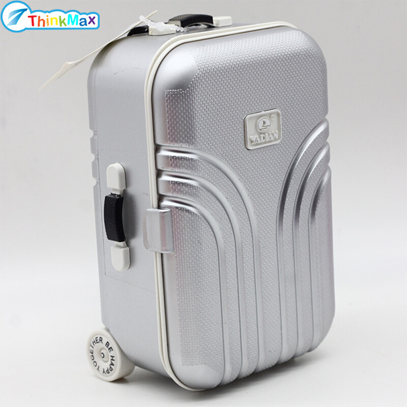Cute Plastic Rolling Suitcase Mini Luggage Box for BJD Dolls