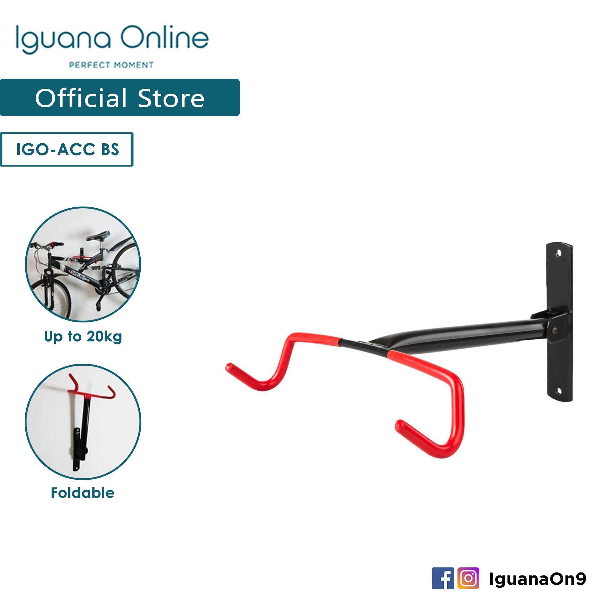 Iguana Online Bicycle Hanger Wall Mounted Mountain Road Bike Cycling Rack Bike Bike Stand Hook