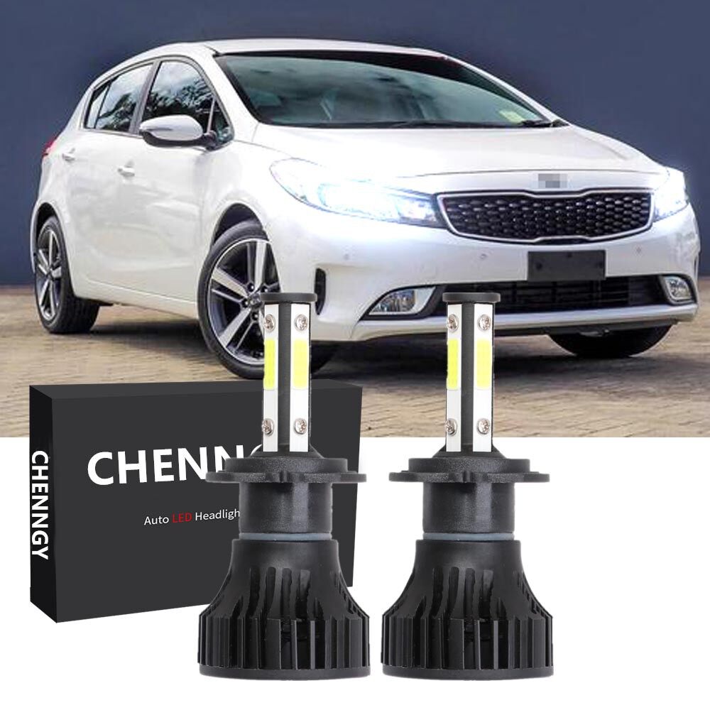 Set 2 bóng đèn pha h7 6000k 6000k cho xe ô tô kia cerato k3